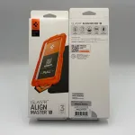 Spigen ALM Glas.Tr Slim 3-Pack Grūdinto stiklo ekrano apsauga, skirta Apple iPhone 17 Pro, skaidri