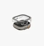UNIQ Voute Dėklas Apple Watch Ultra 49mm su Grūdinto Stiklo Ekrano Apsauga Sidabrinis