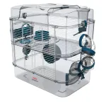 Narvelis graužikams ZOLUX Rody3 DUO Mėlynas &ndash; dviejų lygių, plastikas ir metalas, 410&times;270&times;405 mm, 3 kg