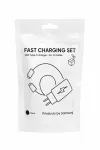 Samsung 25W USB-C Super Fast Charging kelioninis adapteris su USB-C į USB-C kabeliu - juodas