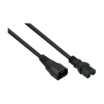 Kabelmeister C14 į C15 kar&scaron;tojo režimo maitinimo laidas 0,5 m 10A 250V juodas