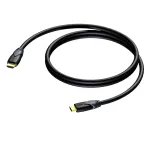 PROCAB CLV100/10 10 m auk&scaron;tos spartos HDMI laidas su Ethernet, juodas, 4K 30Hz, auksuoti jungtys