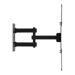 MCN Maclean MC-190 pilno judesio TV laikiklis prie sienos 32-55 colių ekranams, VESA iki 400x400, 25 kg, juodas