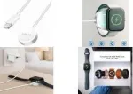LogiLink PA0379 indukcinis įkrovimo laidas, skirtas Apple Watch, baltas, 1 m