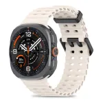 Tech-Protect Iconband Pro dirželis, skirtas Samsung Galaxy Watch Ultra 1/2 47mm, Starlight, fluoroelastomerinis sportinis dirželis
