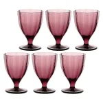 ROSE&TULIPANI 6 vnt. Amami stiklinių komplektas - violetinės, 300 ml