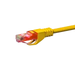 DSIT CAT6 U/UTP tinklo jungiamasis kabelis, 1,5 m, geltonas, 100% varis