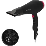 Plaukų džiovintuvas REVLON RVDR5251E 2000 W, joninis, 3 &scaron;ilumos lygiai, 2 greičiai, &scaron;alto oro pūtimas &ndash; Juoda/Rožinė
