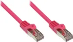 Good Connections Cat 5e SF/UTP tinklo kabelis, magenta, 0,25 m 855M-003