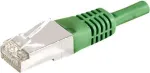 EXERTIS CONNECT Cat.6a F/UTP komutacinis kabelis, 0,15 m, žalias, 10 Gbps 859545