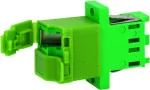 Teleg&auml;rtner J08071A0028 LC/APC Simplex adapteris, žalias, cirkonio įvorė