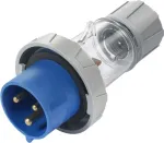 Sygonix SY-5873150 CEE stovyklavietės ki&scaron;tukas 32 A 3 polių 230 V/AC IP67 permatomas