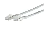 METZ CONNECT 1308450388-E Cat6a S/FTP tinklo komutacinis kabelis, RJ45, 0,3 m, baltas