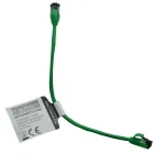 IT-BUDGET Cat.8.1 plonas tinklo kabelis, S/FTP, 40 Gbps, 2000 MHz, žalias, 0,15 m 90ITBSLIM81PK015GR