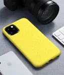 CYOO BioCase - iPhone 12 Pro Max 6,7 colio - geltonas - kietas dėklas - biologi&scaron;kai skaidomas (CY121900)