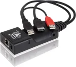 ADDER ALIF101T-HDMI KVM over IP siųstuvas - HDMI, USB, garso, Cat5e/Cat6/Cat7, 2560x1600@60Hz, juodas aliuminis