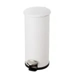 helit the zinc pedalinė &scaron;iuk&scaron;liadėžė 20L balta, milteliniu būdu dažytas plienas, apvali, soft-close H2406605