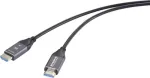 SpeaKa Professional HDMI &scaron;viesolaidinis jungiamasis kabelis HDMI-A vyri&scaron;kas-vyri&scaron;kas 50 m juodas (SP-12842676)