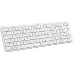Logitech Signature Slim K950 belaidė klaviatūra RF Wireless Bluetooth QWERTY US International balta