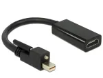 Vaizdo kabelio adapteris DeLOCK 62640 Mini DisplayPort į HDMI 0,25 m juodas
