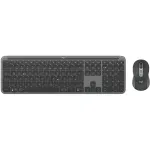 Logitech 920-012483 klaviatūra su pele Office RF belaidė + Bluetooth QWERTZ voki&scaron;ka grafitas