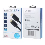 HDMI 2.1 laidas premium 3 m 8K juodas, skirtas žaidėjams