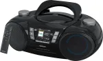 Sencor SPT 6510DB ne&scaron;iojama muzikinė sistema boombox su DAB+, CD/MP3/USB/SD, Bluetooth 5.3, FM RDS, 16 W, juoda