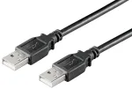 Microconnect USBAA3B USB 2.0 laidas 3 m USB A juodas