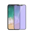 Devia grūdinto stiklo apsauginis stiklelis iPhone X/XS 5,8 colio, anti-mėlyna &scaron;viesa, juodas