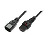 NEXT UPS Systems 88033 Stromkabel Schwarz 2 m C14-Koppler C13-Koppler (88033)