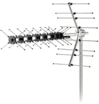 I&scaron;orinė TV antena SENCOR SDA 611 DVB‑T2/T 12 dB 75&Omega; su 4G LTE filtru