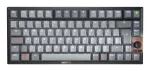 CHERRY KW 300 MX klaviatūra USB + Bluetooth QWERTZ voki&scaron;ka juoda, vario, pilka
