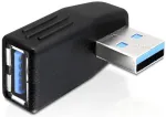 USB 3.0 adapteris 270&deg; DeLOCK 65342 juodas