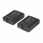 StarTech.com DisplayPort KVM prailgintuvas per &scaron;viesolaidį, 4K 60Hz, konsolės prailgintuvo rinkinys, iki 984 pėdų/300 m (daugiamodis) su įmontuotais SFP+ moduliais, 3x USB HID