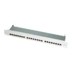 LogiLink - Skirstomasis skydelis - RJ-45 x 24 - &Scaron;viesiai pilka, RAL 7035 - 1U
