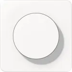 Jung CD 1740 WW dengiamasis dangtelis su sukamąja rankenėle, Duroplast, baltas