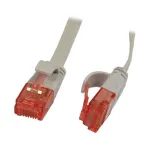 Synergy 21 0.5m Cat6 RJ-45 pataisos laidas 0,5 m, Cat6, U/UTP (UTP), RJ-45 - RJ-45, pilka
