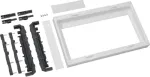 Hager UE22E5. Produktfarbe: Schwarz, Wei&szlig;, Material: Kunststoff, Anzahl enthaltener Produkte: 1 St&uuml;ck(e). Breite: 500 mm, Tiefe: 125 mm, H&ouml;he: 300 mm