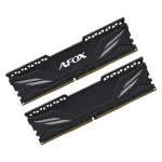 DDR4 RAM rinkinys AFOX 2&times;16GB 3200MHz CL16 1.35V Unbuffered (32GB, XMP2, Rank1, juodi)