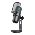 Mikrofonas Onikuma M-730 RGB (juodas) &ndash; stalinis USB mikrofonas su RGB ap&scaron;vietimu