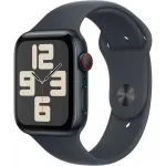 Apple Watch SE GPS + Cellular 44mm Midnight Aliuminio Korpusas su Midnight Sport Dirželiu - M/L (MXGM3QF/A)