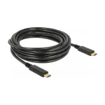 USB laidas DeLOCK 85206 USB 2.0 4 m USB C juodas