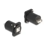 DeLOCK D tipo modulis USB 2.0 Type-B moteri&scaron;kas į Type-A moteri&scaron;kas juodas