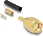 SMA ki&scaron;tukas crimp DELOCK 91780 RG-174 / RG-316 koaksialiniam kabeliui su termosusitraukiančia mova