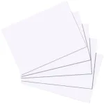 Herlitz 10621423 kartotekos kortelė balta 100 vnt. (10621423)