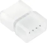Jungtis LED Neon Flex EUROLITE 50499818 Slim RGB 230V, skirta plonoms RGB neon lanksčioms juostoms