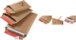 ColomPac versijimo vokas i&scaron; gofruoto kartono, rudas, CP01001 150 x 250 x iki 50 mm
