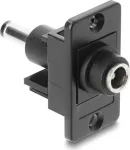 Skydinis nuolatinės srovės lizdo adapteris DELOCK 5,5x2,1 mm į 5,5x2,5 mm, 91119