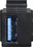 Keystone modulinė jungtis USB-A 3.0 lizdas prie USB-A 3.0 lizdo, LogiLink&reg; [NK0015B]