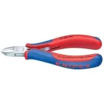 Knipex 77 02 130 &Scaron;oniniai pjaustytuvai elektronikai ir preciziniam darbui su nuožulna 130 mm